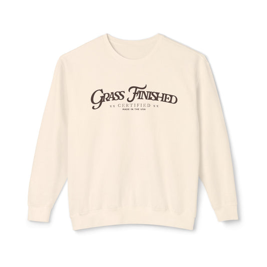 Grass Finished Unisex Lightweight Crewneck Sweatshirt